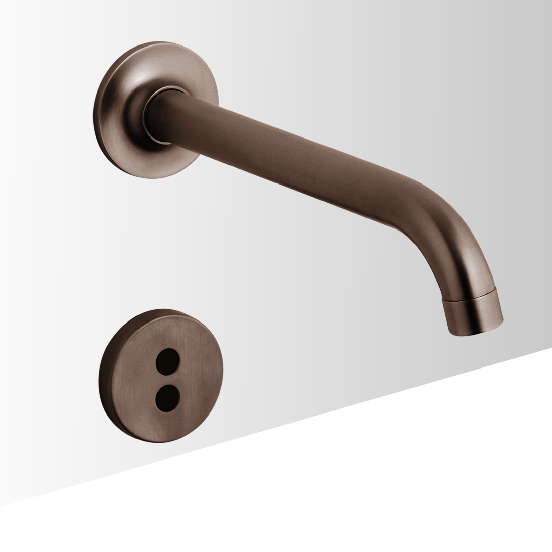 Fontana Light Oil Rubbed Bronze Wall Mount Commercial Automatic Sensor Faucet With Insight Infrared Technology